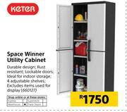 Keter Space Winner Utility Cabinet