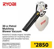 Ryobi 30cc Petrol Mulching Blower Vacuum
