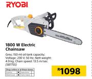 Ryobi 1800 W Electric Chainsaw