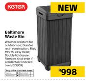 Keter Baltimore Waste Bin