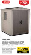 Keter Factor Shed 2080 x 1780 x 1955mm