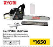 Ryobi 45cc Petrol Chainsaw
