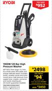 Ryobi 1900 W 120 Bar High Pressure Washer AJP-1623