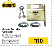 1Builders 6-Lever Security Gate Lock