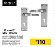 Dortello 152mm/6" Steel Handle