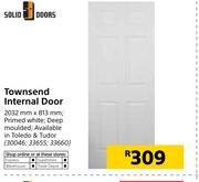 1Solid Doors Townsend Internal Door 2032mm X 813mm