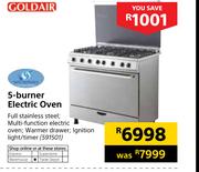 1Goldair 5 Burner Electric Oven