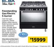 Elba Freestanding Gas/ Electric 5-Burner
