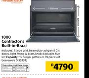 Megamaster 1000 Contractor's Built In Braai