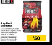 Weber 4Kg Multi Briquettes