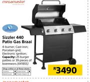 Megamaster Sizzler 440 Patio Gas Braai
