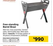 Megamaster Free Standing Barrel Braai