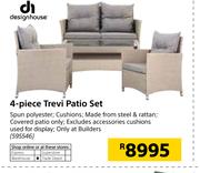 Design House 4 Piece Trevi Patio Set