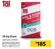 Tal 20Kg Grout Light Grey