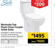 Solo Bermuda Top Flush Close Couple Toilet Suite
