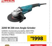 Makita 2200 W 230mm Angle Grinder GA9020