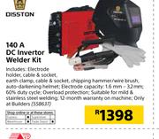 Disston 140A DC Invertor Welder Kit