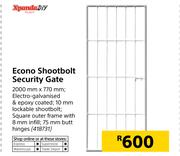 Xpanda DIY Econo Shootbolt Security Gate 2000 x 770mm