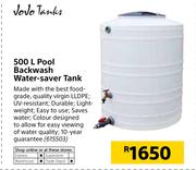 Vovo Tanks 500L Pool Backwash Water-Saver Tank