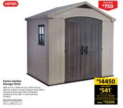 Keter Factor Garden Storage Shed 1820mm(l) x 2566mm(w) x 2430mm(h)