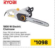 Ryobi 1800 W Electric Chainsaw