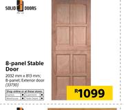 Solid Doors 8 Panel Exterior Door 2032mm x 813mm