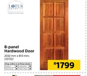 Lotus 8 Panel Hardwood Door 2032mm x 813mm