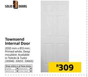 Solid Doors Townsend Internal Door 2032mm x 813mm