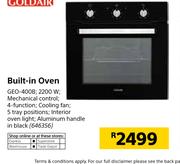 2Goldair Built-in Oven GEO-400B