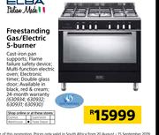 2Elba Freestanding Gas/ Electric 5-Burner