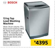 Bosch 13kg Top Load Washing Machine