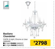 Eglo Basilano 6 Light Chandelier CH274