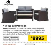 Designhouse 4 Piece Bali Patio Set