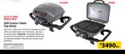 Megamaster 200 Fusion Table Top Braai 640mm x 450mm x 370mm Plus A Free Braai Mat-Each