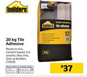 Builders 20kg Tile Adhesive