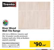 Trento River Wood Wall Tile Range 250mm x 400mm-Per Sqm