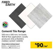 Trento Cementi Tile Range 500mm x 500mm-Per Sqm