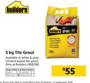 Builders 5kg Tile Grout