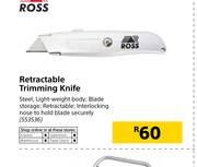 Ross Retractable Trimming Knife