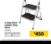 2 Step Steel Ladder Step Stool