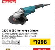 Makita 2200 W 230mm Angle Grinder GA9020