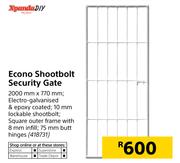 Xpanda DIY Econo Shootbolt Security Gate 2000 x 770mm