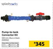 Splashworks Pump To Tank Connector Kit 500mm In Blue or Black-Each