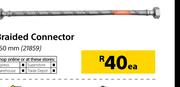 Braided Connector 450mm-Each