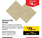 Arizona Tile Range 430 x 430mm-Per Sqm