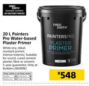 Fired Earth Painters Pro Water Based Plaster Primer-20Ltr