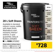 Fired Earth Soft Sheen-5Ltr