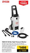 Ryobi 1800 W 120 Bar High Pressure Washer AJP-1610