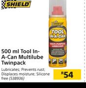 Shield 500ml Tool In A-Can Multitube Twinpack