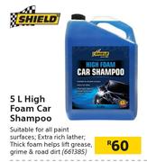 Shield High Foam Car Shampoo-5Ltr